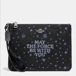 Coach x Star Wars Large May the Force... Wristlet